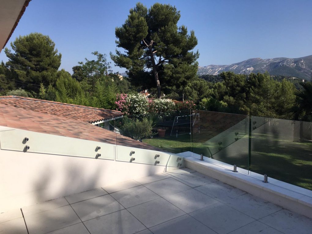 Garde Corps Verre Balcon Entretoise